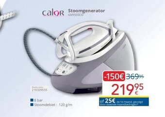 Eldi Stoomgenerator aanbieding