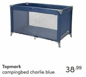 Baby & Tiener Topmark campingbed charlie blue aanbieding