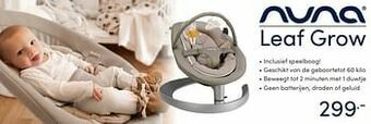 Baby & Tiener Nuna leaf grow aanbieding