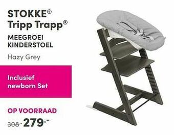 Baby & Tiener Stokke tripp trapp meegroei kinderstoel aanbieding