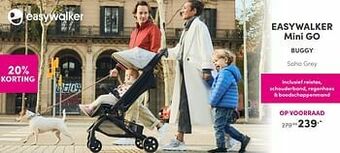Baby & Tiener Easywalker mini go buggy soho grey aanbieding