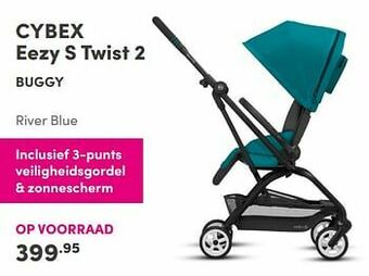 Baby & Tiener Cybex eezy s twist 2 buggy river blue aanbieding