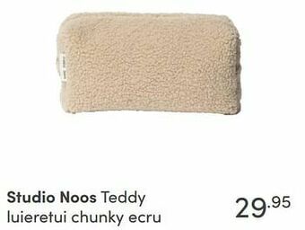 Baby & Tiener Studio noos teddy luieretui chunky ecru aanbieding