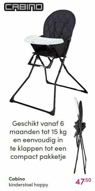 Baby & Tiener Cabino kinderstoel happy aanbieding
