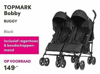 Baby & Tiener Topmark bobby buggy black aanbieding