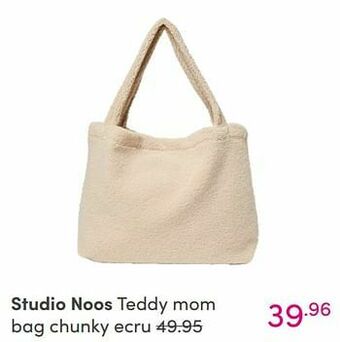 Baby & Tiener Studio noos teddy mom bag chunky ecru aanbieding