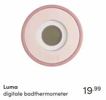 Baby & Tiener Luma digitale badthermometer aanbieding