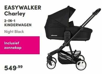 Baby & Tiener Easywalker charley 2-in-1 kinderwagen aanbieding