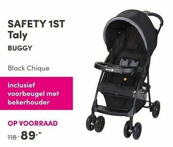 Baby & Tiener Safety 1st taly buggy black chique aanbieding