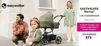 Baby & Tiener Easywalker harvey3 2-in-1 kinderwagen aanbieding
