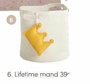 Baby & Tiener Lifetime mand aanbieding