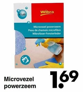 Wibra Microvezel powerzeem aanbieding
