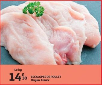 Auchan ESCALOPES DE POULET aanbieding