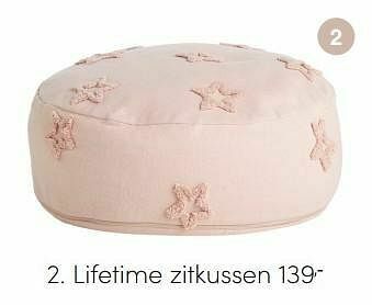 Baby & Tiener Lifetime zitkussen aanbieding