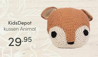 Baby & Tiener Kidsdepot kussen animal aanbieding