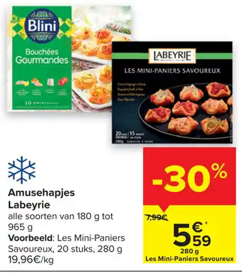 Carrefour Amusehapjes Labeyrie aanbieding