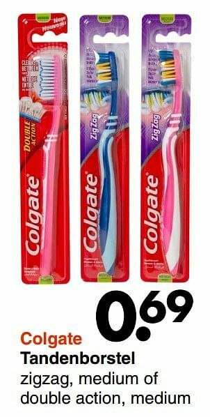 Wibra Colgate tandenborstel aanbieding