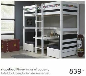 Baby & Tiener Stapelbed finley aanbieding