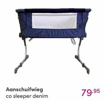 Aanschuifwieg co sleeper denim