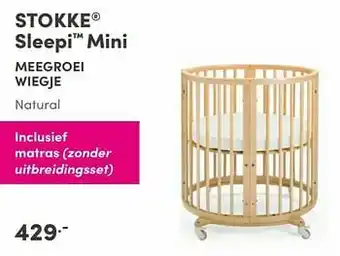 Baby & Tiener Stokke sleepi™ mini meegroei wiegje aanbieding