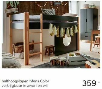 Baby & Tiener Halfhoogslaper infans color aanbieding