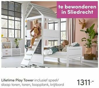 Baby & Tiener Lifetime play tower aanbieding
