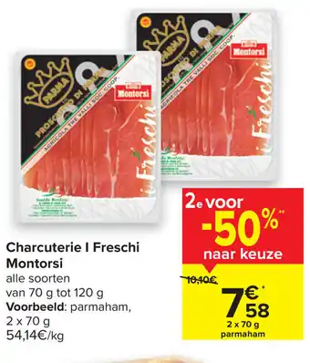 Carrefour Charcuterir I Freschi Montorsi aanbieding
