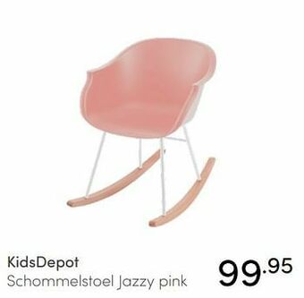 Baby & Tiener Kidsdepot schommelstoel jazzy pink aanbieding