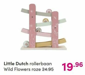 Baby & Tiener Little dutch rollerbaan wild flowers roze aanbieding