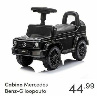 Baby & Tiener Cabino mercedes benz-g loopauto aanbieding