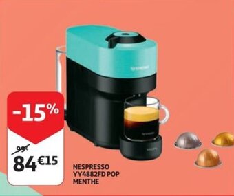 Auchan NESPRESSO YY4882FD POP MENTHE aanbieding
