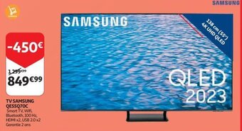 Auchan TV SAMSUNG QE55Q70C aanbieding