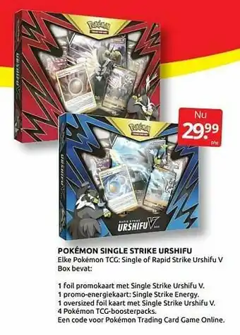 Boekenvoordeel Pokémon single strike urshifu aanbieding