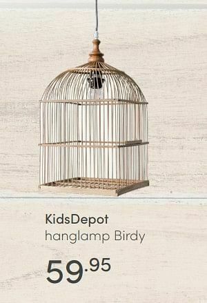 Baby & Tiener Kidsdepot hanglamp birdy aanbieding