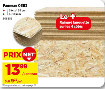 Mr Bricolage Panneau OSB3 aanbieding