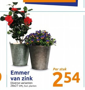 Emmer van zink