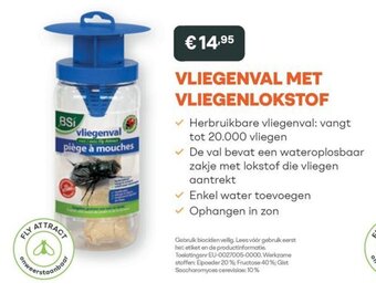 Multi bazar VLIEGENVAL MET VLIEGENLOKSTOF aanbieding