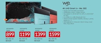 Selexion 4k uhd smart tv - we. see aanbieding