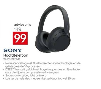 Selexion Sony hoofdtelefoon aanbieding