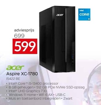 Aspire xc-1780 i5422 be