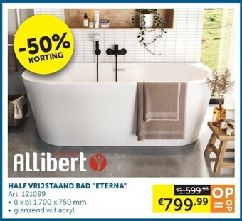 Zelfbouwmarkt Half vrijstaand bad eterna aanbieding