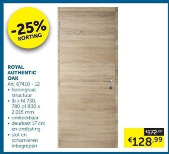 Zelfbouwmarkt Royal authentic oak aanbieding