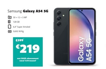Base Samsung galaxy a54 5g aanbieding