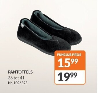 Fun Pantoffels aanbieding