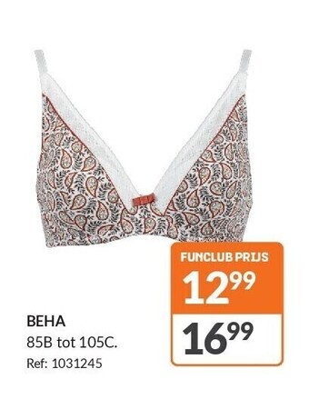 Fun Beha aanbieding