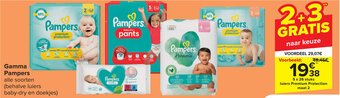 Carrefour Gamma Pampers aanbieding