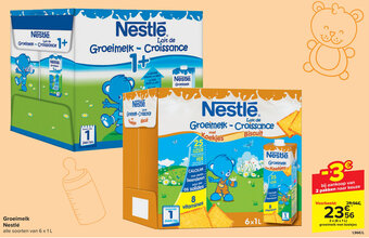 Carrefour Groeimelk Nestlé aanbieding