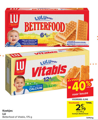 Carrefour Koekjes LU aanbieding