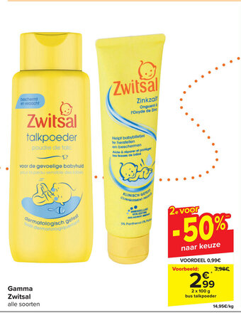 Carrefour Gamma Zwitsal aanbieding