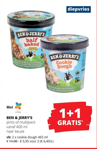 Spar Colruyt BEN & JERRY'S aanbieding